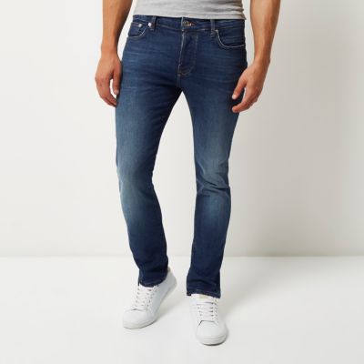 Mid blue wash Ronnie cigarette jeans